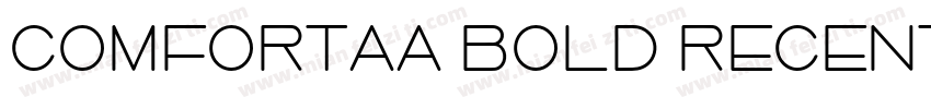 comfortaa bold recent fonts字体转换